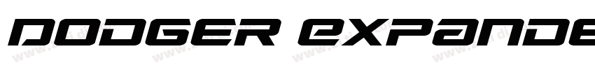 Dodger Expanded Ital字体转换